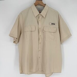 G.H. Bass Explorer Survivor Shirt Mens XL Ventilated Fishing Beige